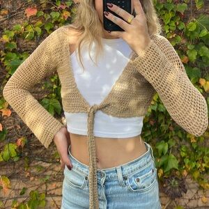 Crochet shrug